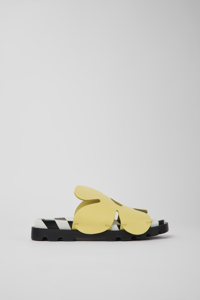 Women's Camper Twins Slides Yellow | K201546-001